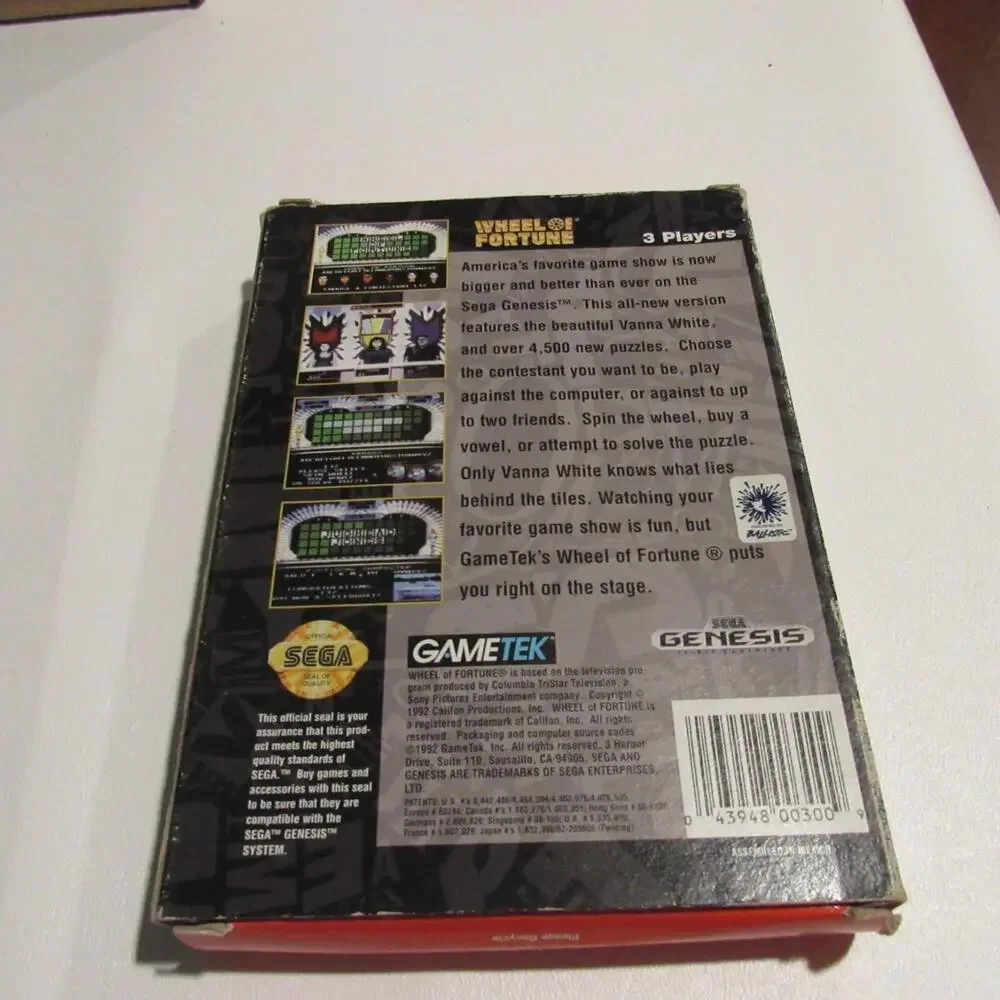 Wheel of Fortune (Sega Genesis,‎ 1992)